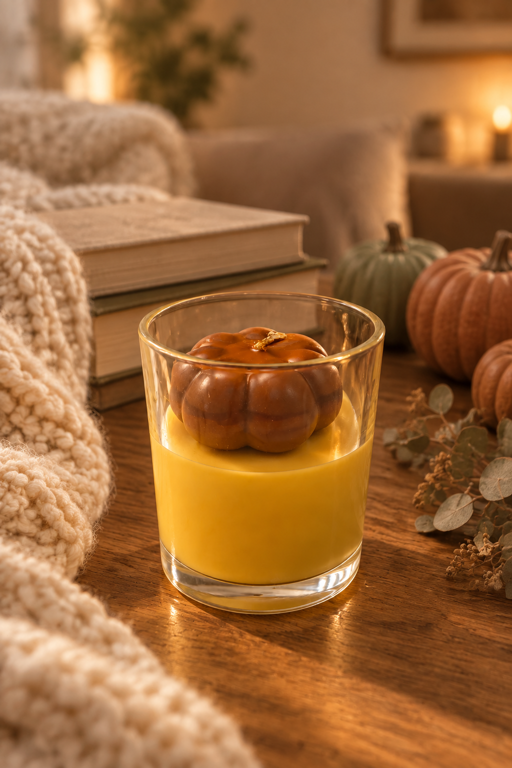 Sweet Amber Pumpkin Candle