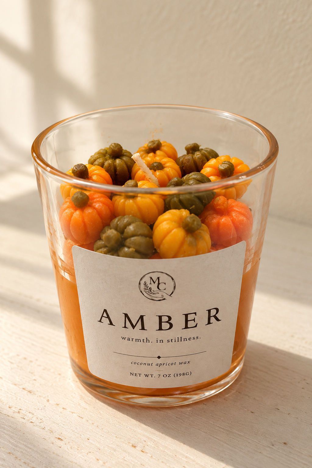 Amber Pumpkin Candle