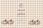 Sweet Amber Pumpkin Candle